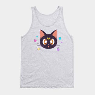 Magical Cat Black Tank Top